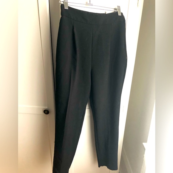 Pleated Black office Pants - Picture 1 of 5